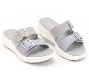 Clarks Cloudsteppers Adjustable Slide Sandals - Drift Buckle