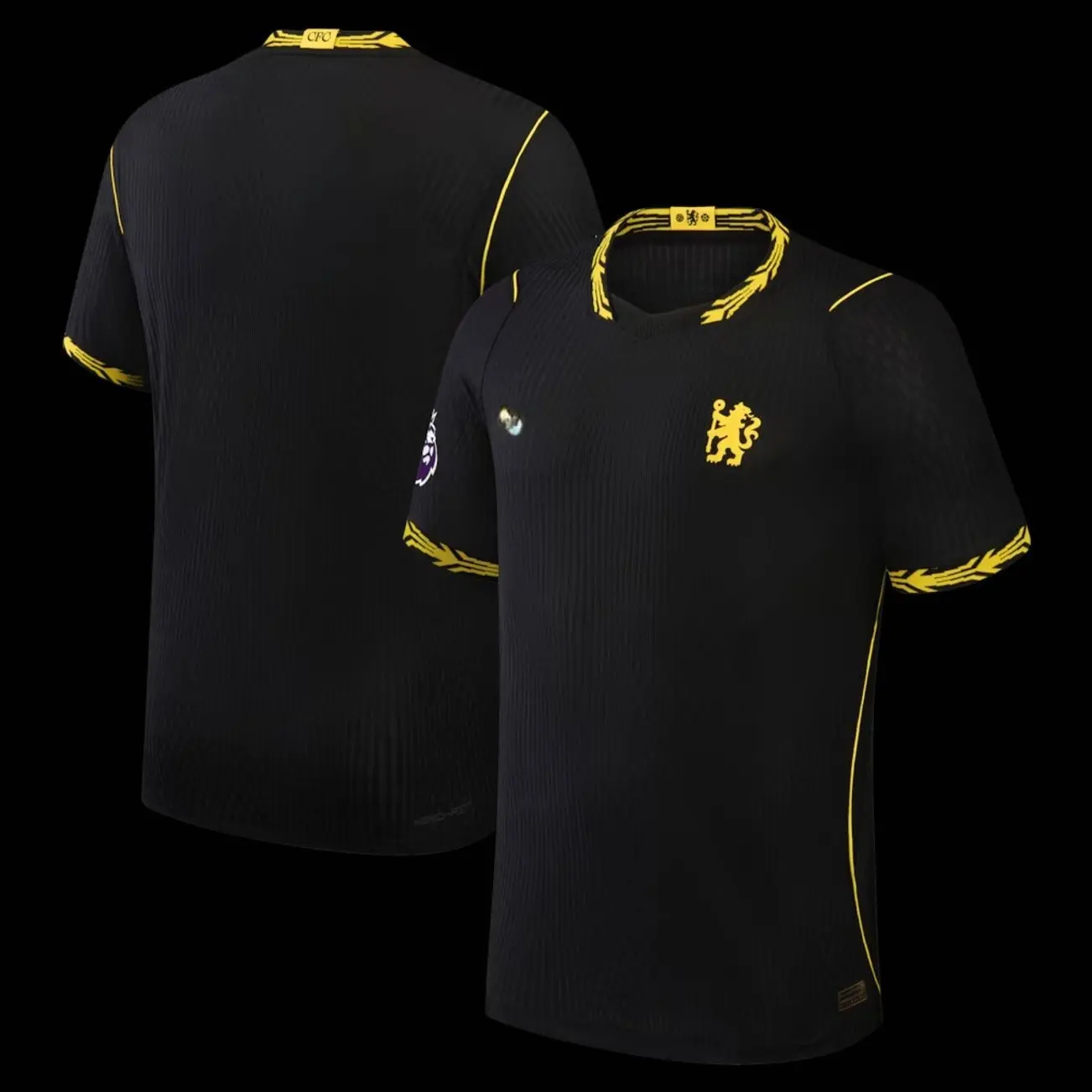 Unisex Soccer Jersey Chelsea Shirt Football Shirt Chelsea Away Match Jersey - Black Jersey 2026-2027 Premier League