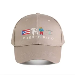 DTMF Puerto Rican Themed Hip Hop Baseball Cap for Men - Black with Colorful Icon Design, Adjustable, Comfortable, Stylish Casual Cap, Polyester, Sporty Style, Casual Headwear | Iconic Graphic Cap | Durable Headgear, Baseball Cap