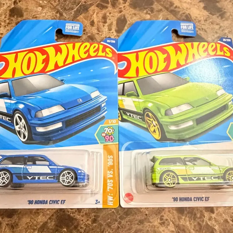 Hot Wheels 1991 Honda Civic Die-Cast Collectible Car