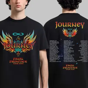 Journey Final Frontier Tour 2026 Merch T-Shirt SIZE  S -  5XL E5Z