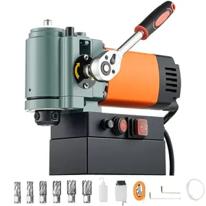 VEVOR Low Profile Magnetic Drill, Variation Specifications, Press Mag Drill Press 1300 W 1.4 in Boring Dia