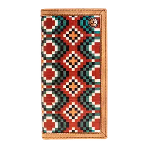 Hooey Men's Rodeo Takoda Tan Western Bifold Wallet HW034-TNAZ