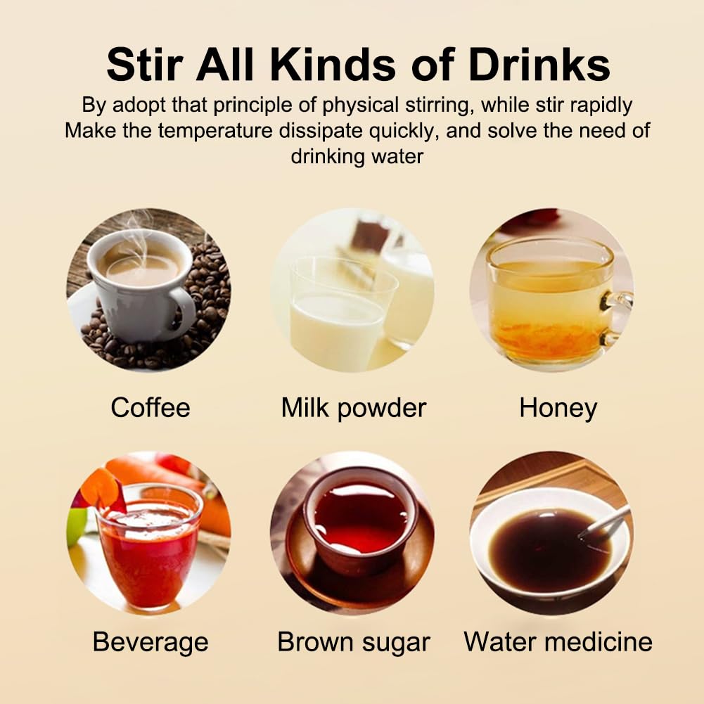 【Buy 1 Get 1 Free】Electric Self-stirring Coffee Mug Magnetic Stirring Cup Rechargeable Automatic Mixing Cup w/LCD Thermometer for Coffee/Milk/Cocoa at Office/Kitchen/Travel