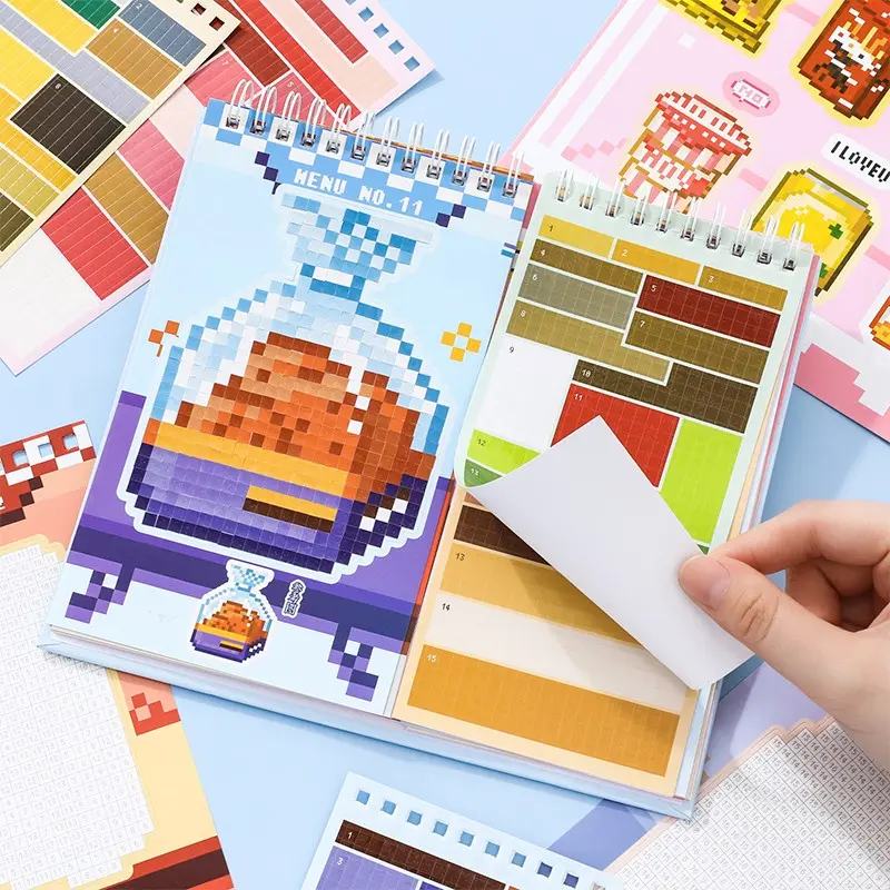 Coremo Puzzle Bean Vending Machine Series Sticker Book 3.0 Sticker Sheets (coiled Wires) 4 Pieces, Fun Stickers Collectible Item, Perfect Gift Idea