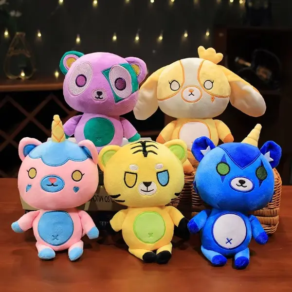 ItsFunneh Limited Edition Kitty Plush Toy - The Krew Merch Soft Stuffed Teddy Bear, In-Game Replica Cosplay Doll, Kids Christmas Gift, Christmas Gifts