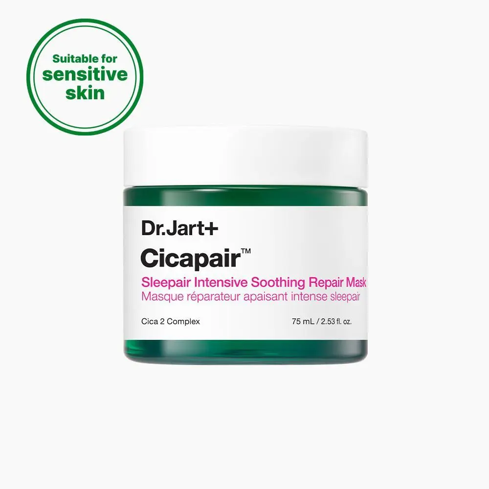 Dr.Jart+ Cicapair Sleepair Intensive Repair Korean Leave On Night Mask | Instant Redness Relief | Centella Asiatica | Sensitive Skin Overnight Mask |