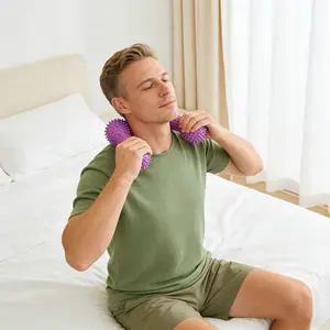 Massage Ball Set – for Deep Tissue Muscle Massage, Myofascial Release, Trigger Points, Mobility, Plantar Fasciitis - Eliminate Muscle Tension & Tightness in Your Back Neck Foot