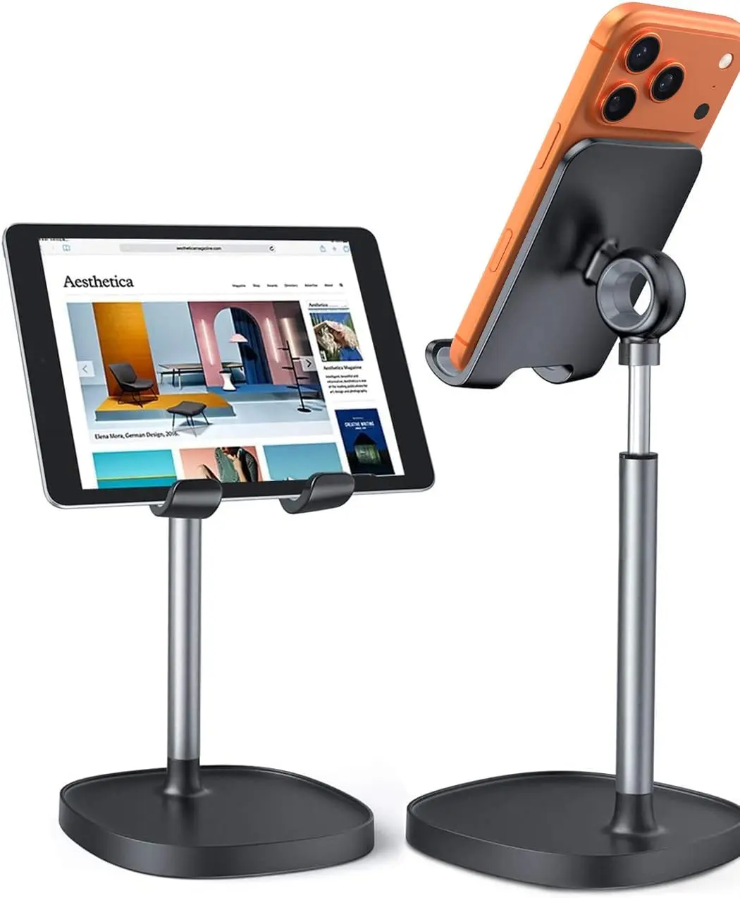 Cell Phone Stand for Desk – Adjustable Mobile Phone Holder for Office, Home & Workspace