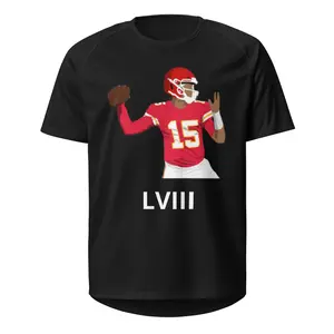 Mahomes- LVIII Lightweight Jersey for Men - Breathable Polyester Mesh Material