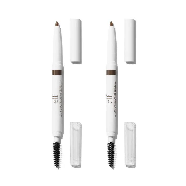 e.l.f. Instant Lift Dual-Ended Fine Tip Brow Pencil Set of 2 w/ Fine Tip & Spoolie, Creamy Smudge-Proof, Fill, Define & Shape, 3 Shades e.l.f. Instant Lift Dual-Ended Fine Tip Brow Pencil Set of 2 w/ Fine Tip & Spoolie, Creamy Smudge-Proof, Fill, Define & Shape, 3 Shades