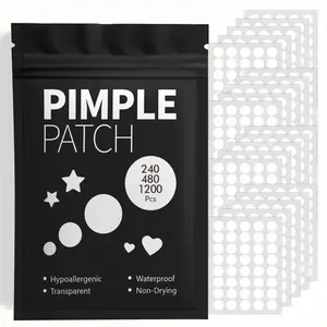 240/1200pcs Advanced Hydrogel Patches, Concealer Patches and Covers, Gentle Non-Irritating, Waterproof Breathable, Essential Facial Skincare Product, Pimple Patches