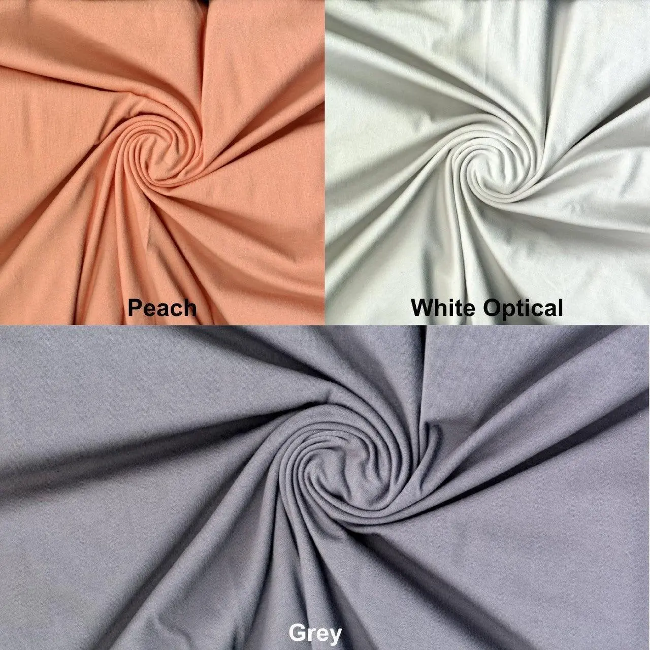 Cotton Jersey Spandex 140 GSM Knit Fabric by the Yard - Stretch Cotton Sewing Fabric for Apparel, Dresses, Tops, DIY Projects