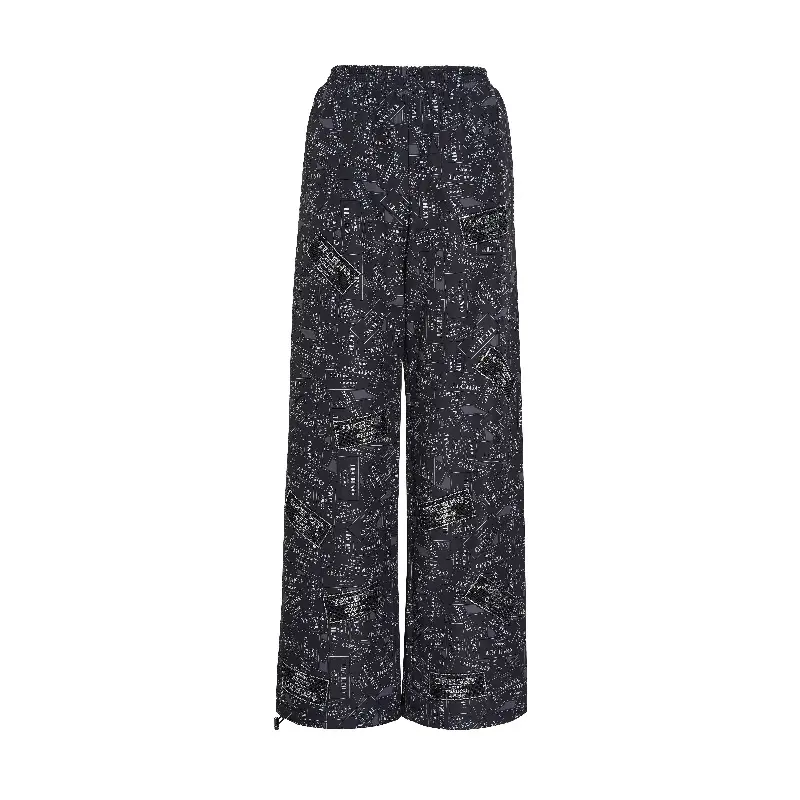 TCH - Black,Pants ,Full Print,Rhinestone,Women