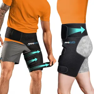 5-in-1 Hip Brace for Women & Men Sciatica Pain Relief Devices - Adjustable Groin, Thigh, Hamstring Compression Wrap - Comfortable Support for Muscle Recovery, Mobility, Sciatica Hip Pain Relief Brace Healthcare Tool