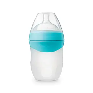 Tiny Twinkle Silicone Baby Bottle – Soft Nipple, Comfort Grip Newborn Bottle – Anti-Colic, BPA-Free – 6oz & 8oz Sizes