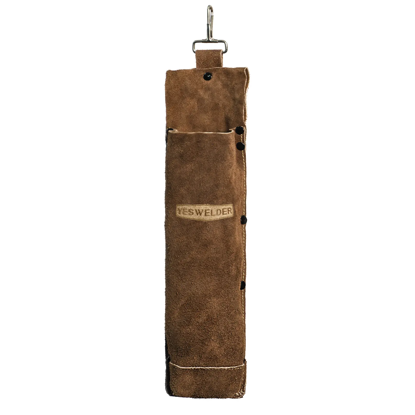 YESWELDER Flame Retardant Cowhide Leather Welding Rod Holder Toolbag with Convenient Tool Pockets, Durable Design Organizer Kit Tool Bags for Welders’ Wearable Electrode Storage