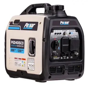 Pulsar 4,000-Watt Super Quiet Gasoline Powered Portable Inverter Generator