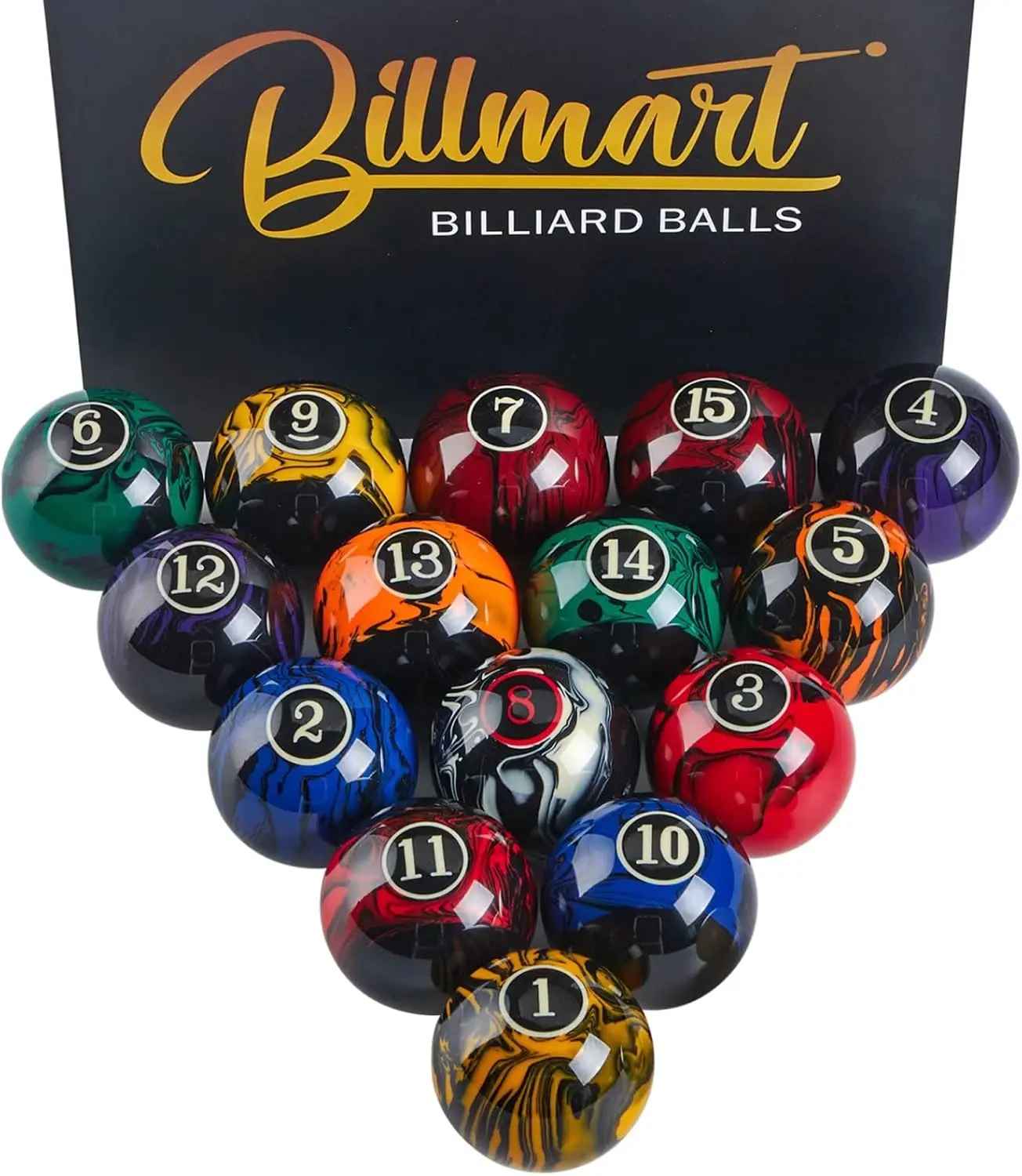 Billiard Balls Pool Table Accessories 2-1/4" Regulation Size 16 Pool Balls Billiard Set