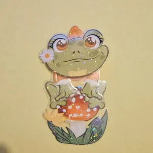 Frog & Mushroom Hanging Paper Doll