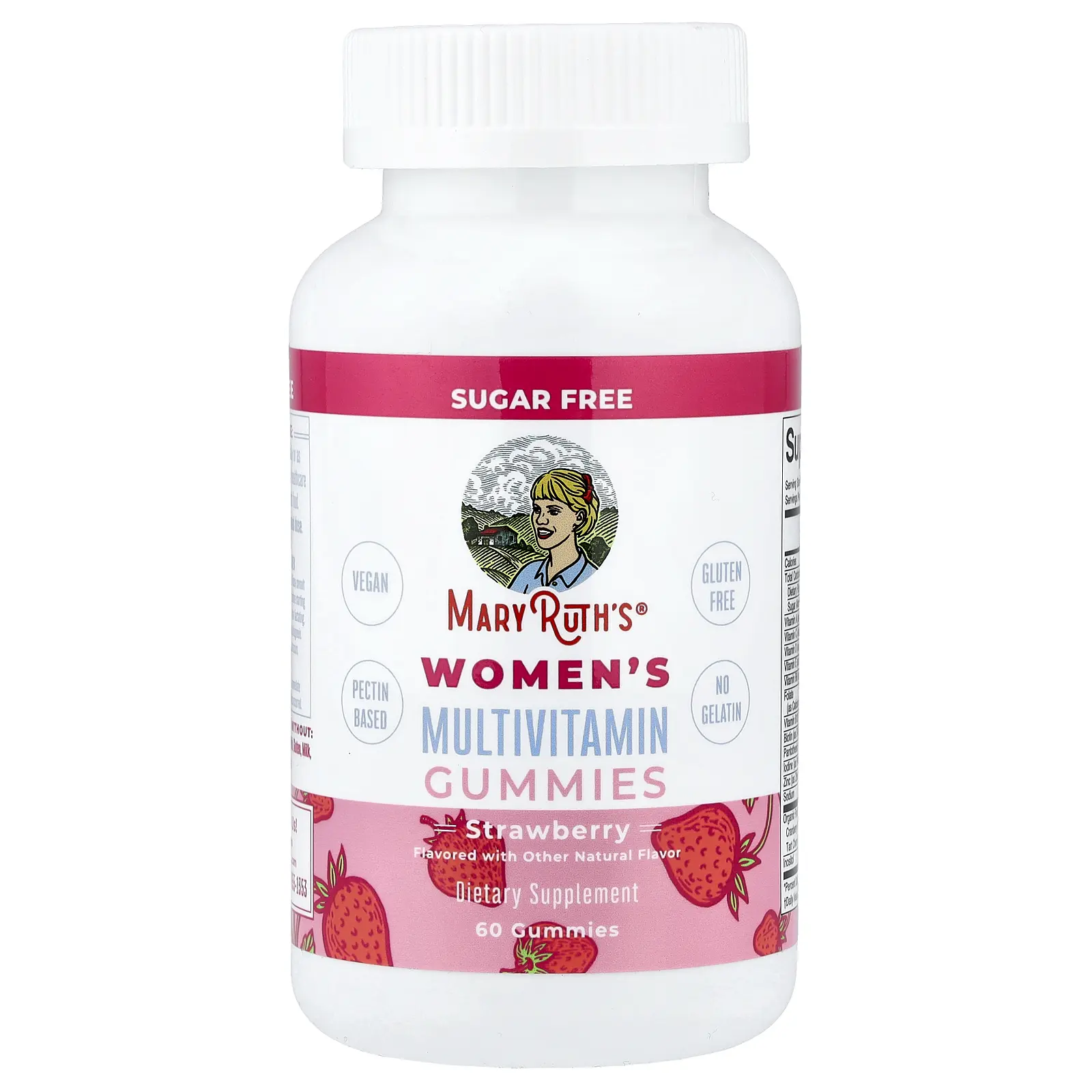 MaryRuth's Women's Multivitamin Gummies, Strawberry , 60 Gummies