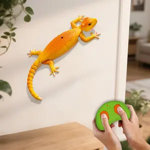 Remote Control Gecko Toy for Kids, Dual Mode Wall Climbing & Ground Movement, Realistic Lizard Design, Requires 3 X Aaa Batteries