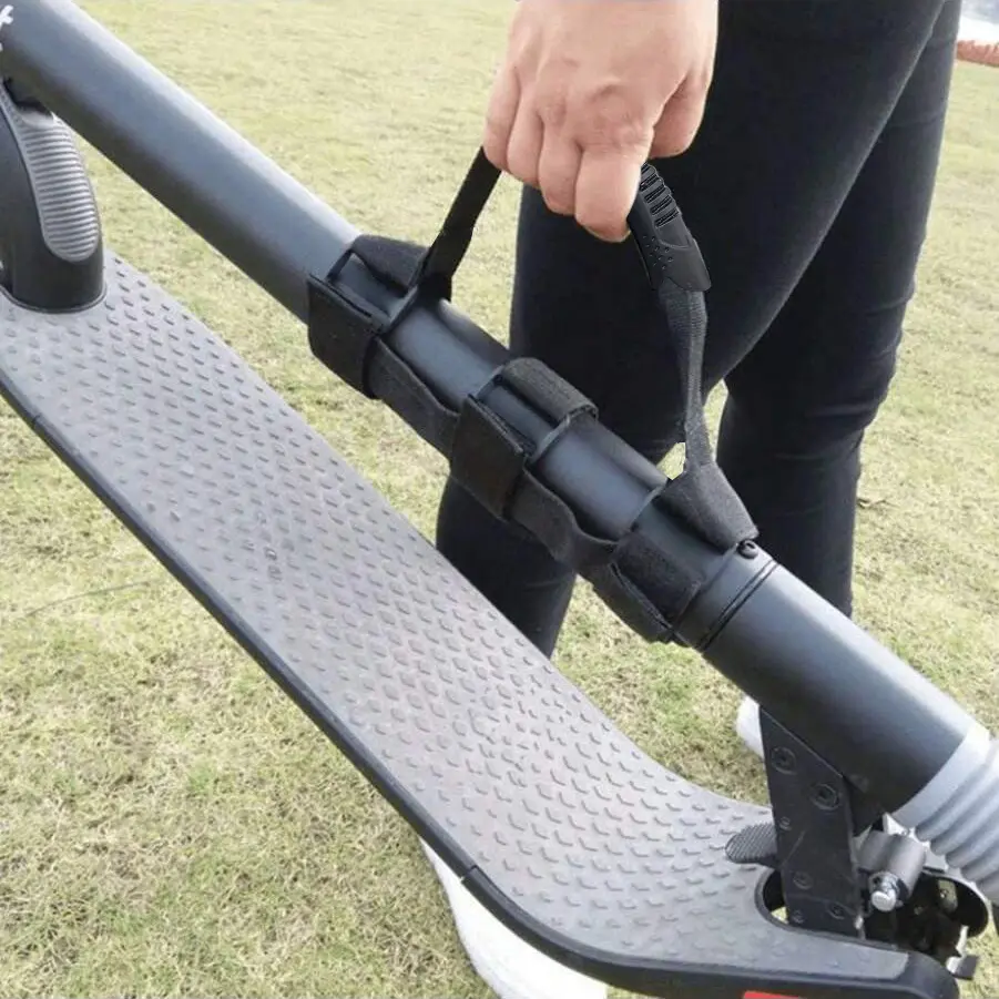 Universal Electric Scooter Handle Strap, Durable, Reliable, Compatible, Nylon Carrying Strap Compatibility for Xiao Mi M365 Pro 1S Pro2 Essential Ninebot G30 G30D Electric Scooter, Portable Pick-Up Assist Strap Carrier for Scooters, Accessory