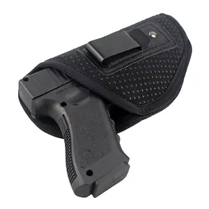 Tactical IWB Waist Gun Holster Neoprene Pistol Holster Concealed Carry Pistol Universal Inside The Waistband Pistols Holsters right hand for Men&Women fit 9mm glock Compact Subcompact Pistol