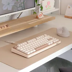 Minilo75% Latte Mechanical Keyboard Kailh Prestige Silent Switch Tri-mode&Hot-swap RGB