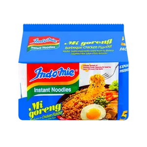 Indomie Stir Fry Noodles BBQ Chicken - 85g x 5 Pack, Seasoning Powder, Ambient