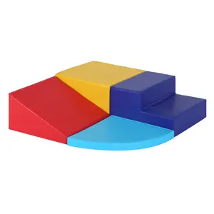 Climbing Toys Indoor,4 Piece Climb,Soft Foam Climbing Blocks Set – Modular Crawling and Sliding Soft Play Toys Lightweight Foam Playset Promotes Movement Skills