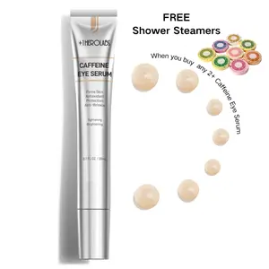 Caffeine Eye Serum for Dark Circles, Puffiness & Puffy Bags - Under Eye Cream with Caffeine, Niacinamide, Hyaluronic Acid, Vitamin E & Smooth Comfort