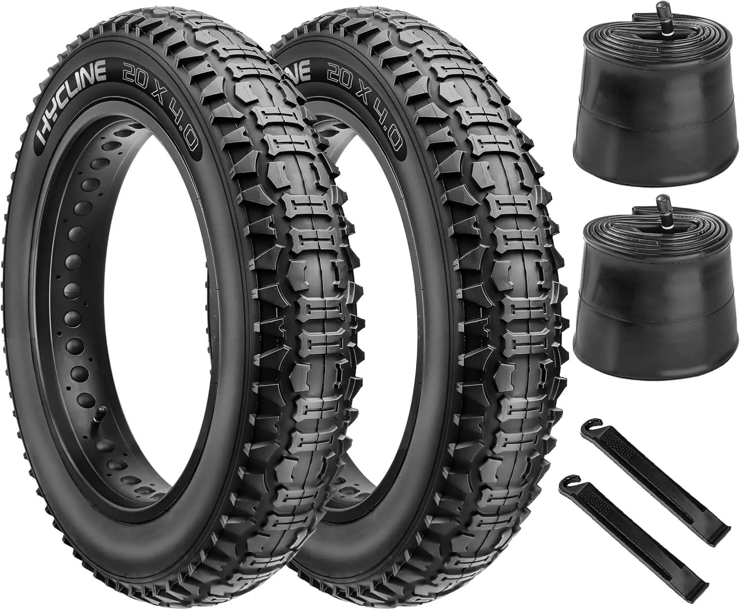 Ebike Replacement Fat Tire: 20x4.0 Inch Heavy Duty Folding Electric Fat Tires, All-Terrain High-Density Bicycle Tires for Street or Trail Riding,camping essentials