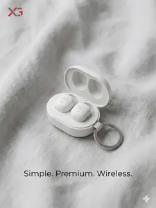 Xpress Gear Bluetooth Earpods - Compact Design, Wireless, Rechargeable, Noise Isolating, Commute Ready, Work Focused, Relax Anytime, On-the-Go Use, Simple Premium Wireless