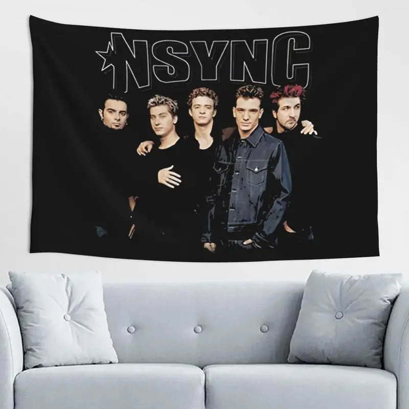 NSYNC tapestry wall art, suitable for aesthetic wall decoration 40 X 60 inches