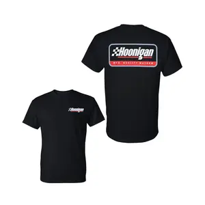 Hoonigan T-Shirt – Official Logo 2-Sided Graphic Tee, MFG. Quality Mayhem, Soft Cotton Blend, Perfect Car Culture Gift for Men & Women