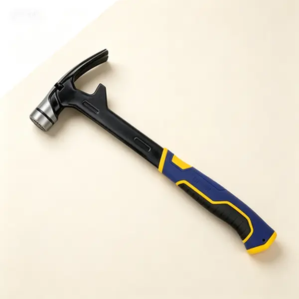 24oz Steel Framing Hammer, Demolition Hammer with Magnetic Nail Starter, Heavy Duty Demolition Tool for Framing & Construction, Anti-Slip Grip Hickory Handle, Shock Reduction Grip, Ergonomic Design