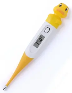 Healthcare Digital Thermometer Kit - Rigid Tip, Water Resistant, Fever Line Indicator, Oral/Rectal/Underarm Thermometer for Adults & Kids