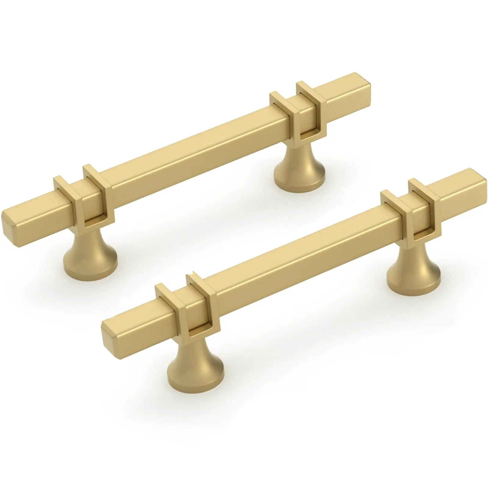 goldenwarm 25 Pack Black and Gold Cabinet Pulls Black Cabinet Handles Brushed Gold Cabinet Pulls 3in Cabinet Pulls Black and Gold Kitchen Handles