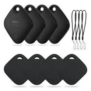 Mitag iOS Smart Tags 4 Pack, Compatible with Apple Find My APP, Ideal for Luggage Tracker, Wallet Keys Tracking, Lithium Battery Included
