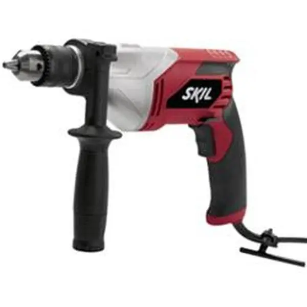 Skil DL181901 Corded 120V Electric Drill - 7.5A, 0.5 In Keyed Chuck, Variable 0-950 rpm, 5.93 lbs, 14-in Length, Durability, Chuck Key, Accurate Drilling Capability