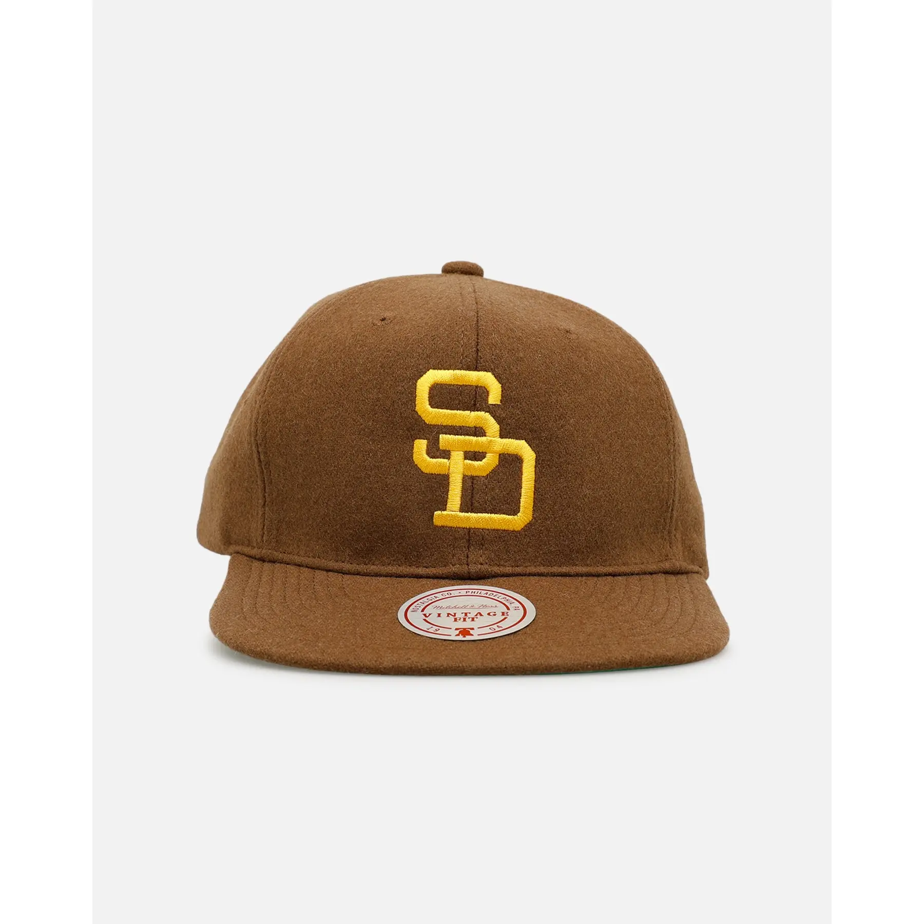 Mitchell & Ness San Diego Padres 'Vintage Baseball' Vintage Fit Strapback Brown
