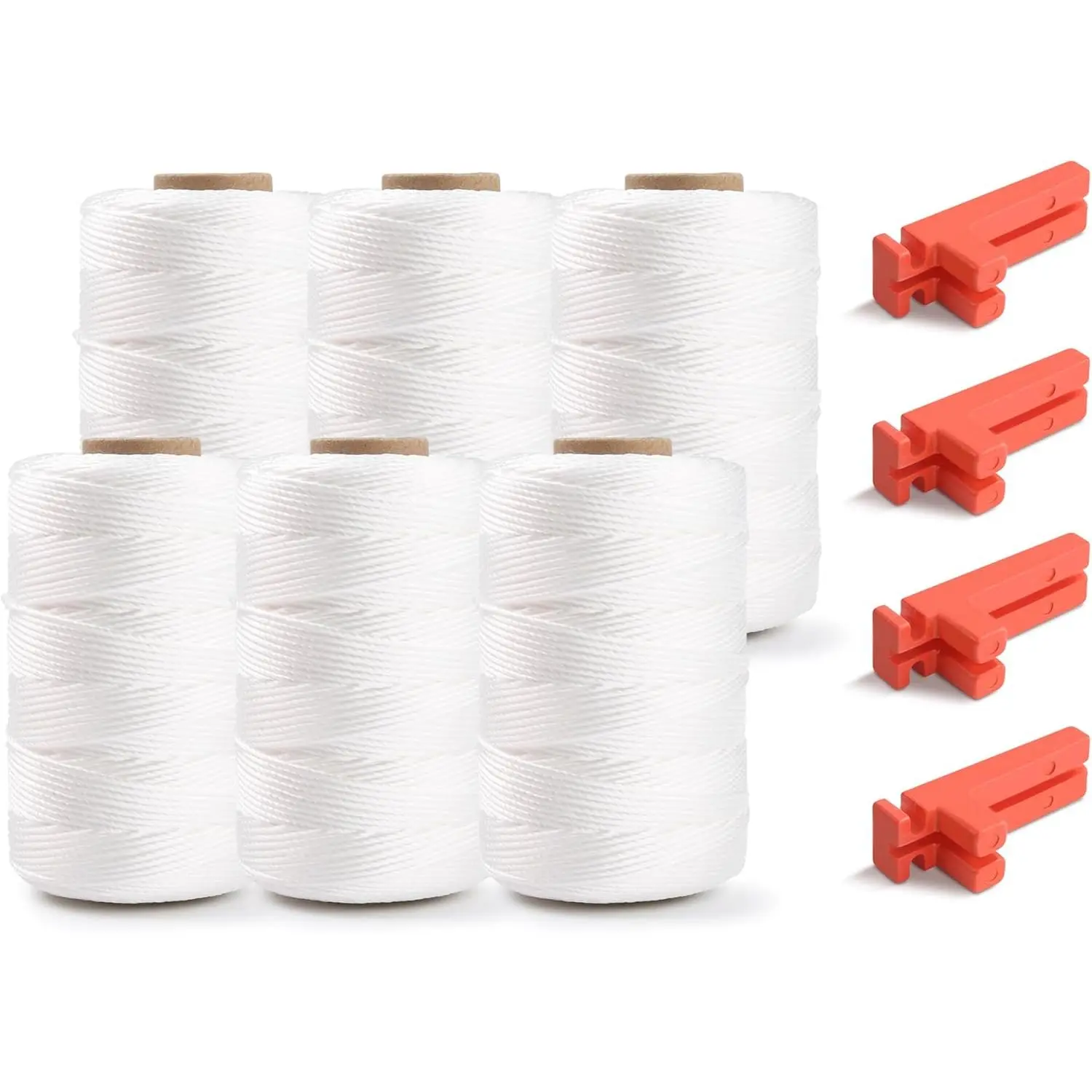 26 PP Twisted White 600ft 6 Pack