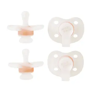 NICE PAPA Teether - BPA Free, Multi-Texture, Hand Held Teether for Infants 0-6 Months, Easy to Clean pacifier