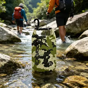 Idrybag new camo waterproof dry bag 💦 IPX6 | Tough & dirt-proof | Great for outdoor travel, kayaking, boating, beach, hiking Dry Bags Waterproof