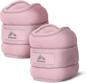 RBX Wrist & Ankle Weights Set, Adjustable Comfort Fit for Training & Toning