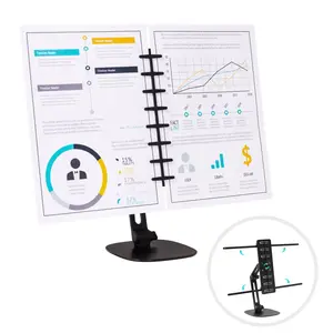 Note Tower Desktop Titan - Dual Page Documet Holder & Sticky Note Organizer - Office Paper Organizer - Desk Accessories & Supplies