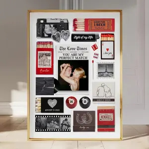 Custom Matchbox Print Template Matchbook Art Poster