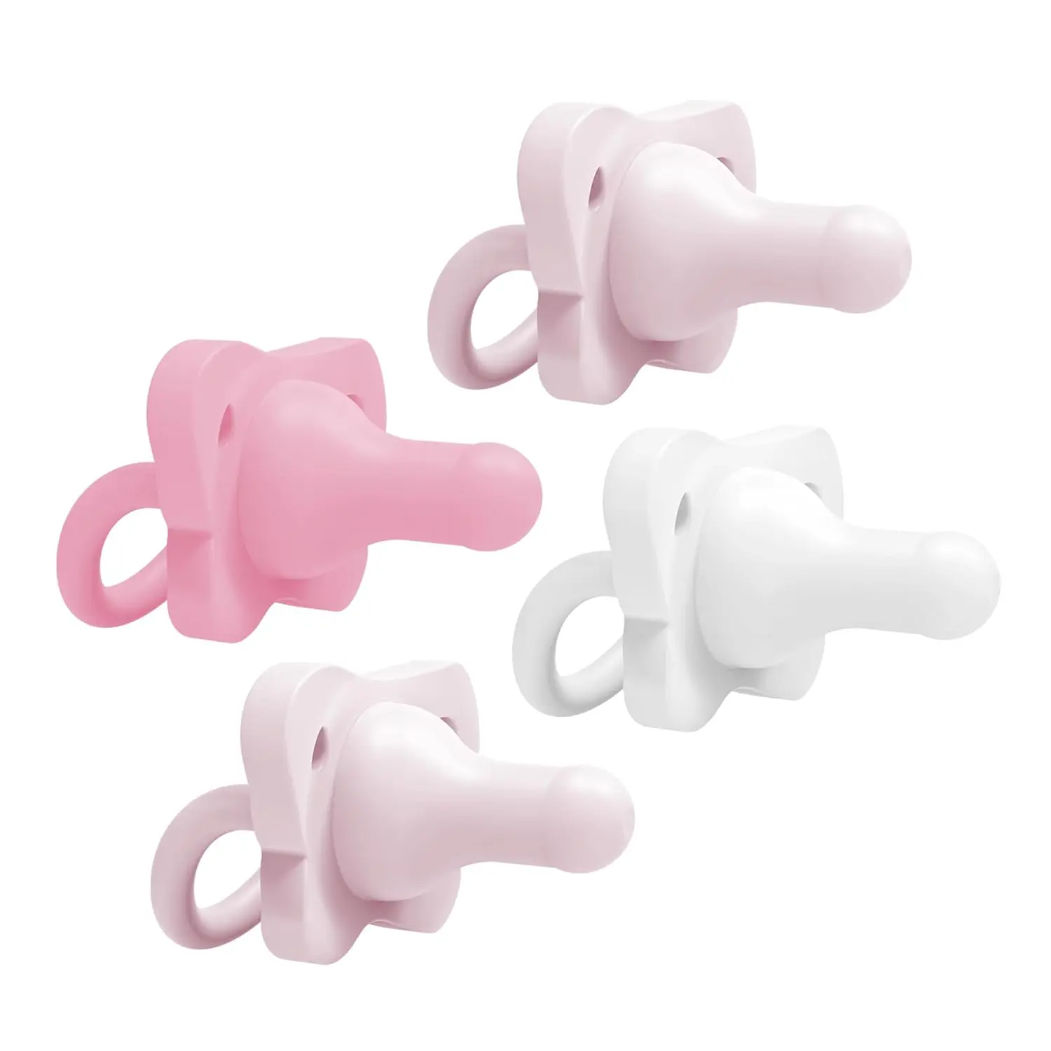 HappyPaci Silicone Pacifier for baby 0-6m, BPA Free - 3-Pack