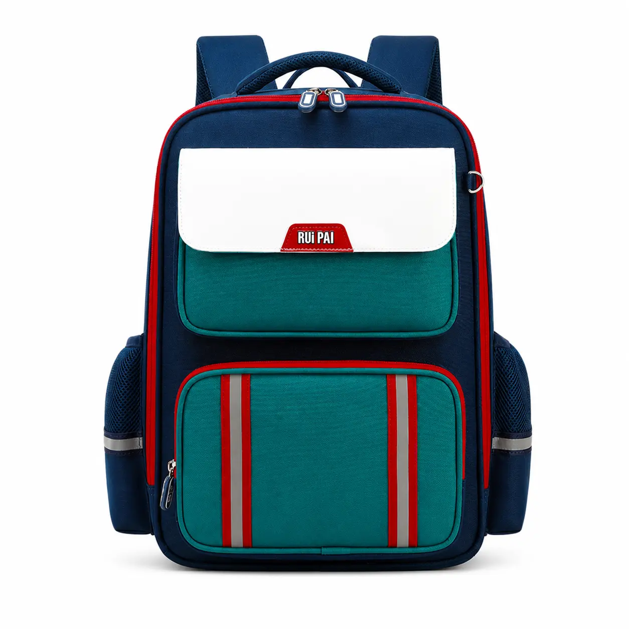 Children’s school backpack with a detachable, partitioned inner compartment and multiple layers; large capacity; double shoulder straps; reflective strips; wear-resistant design; suitable for primary and middle school students’ everyday use.